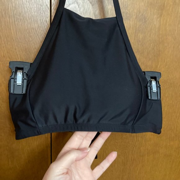 Halter High Neck Bikini Swim Top - Picture 2 of 14